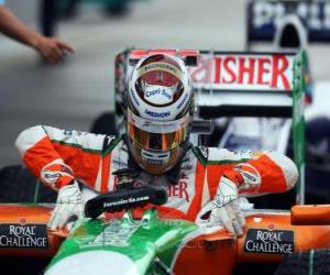 yapboz Adrian Sutil, Force India